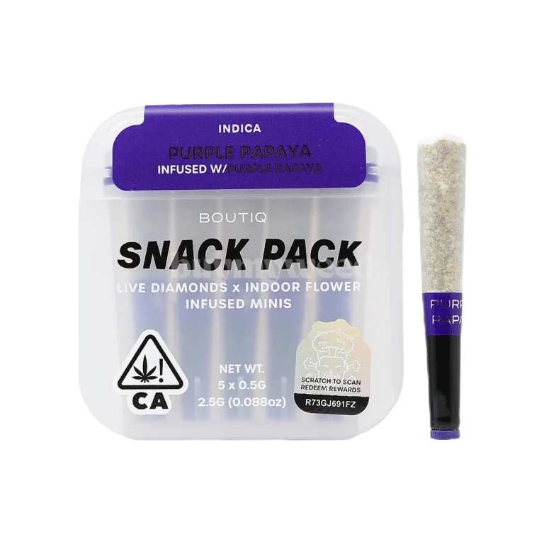 Boutiq Live Diamonds x Indoor Flower THCa Mini Prerolls / Purple Papaya-Indica